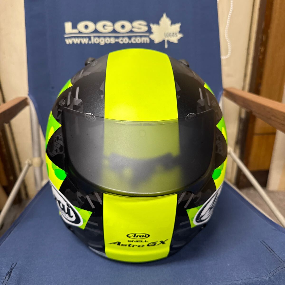 ARAI ASTRO- GX CHECKER YELLOW