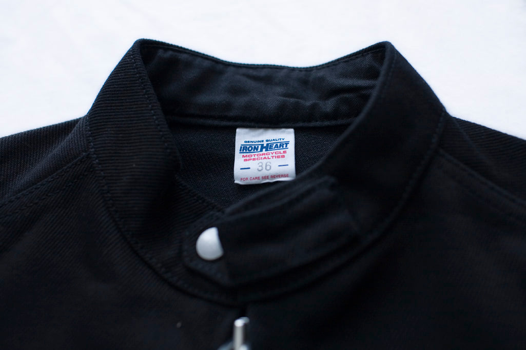 Iron Heart IH-9527J Superblack Non-Fade 21oz Denim Rider's Jacket
