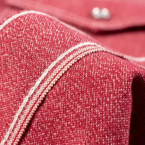 Iron Heart IHSH-289 Mock Twist Selvedge Chambray Western Shirt