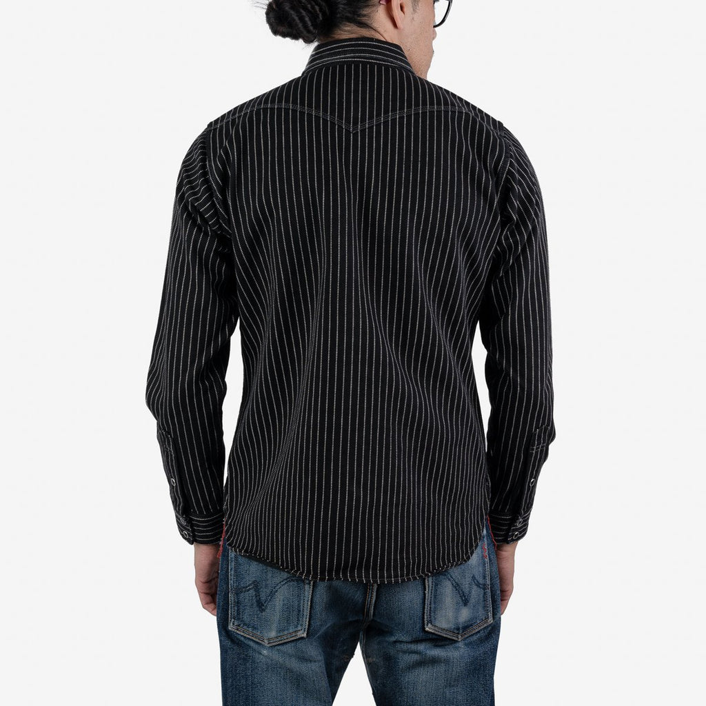 Iron Heart IHSH-62-BLK 12oz Wabash Western Shirt
