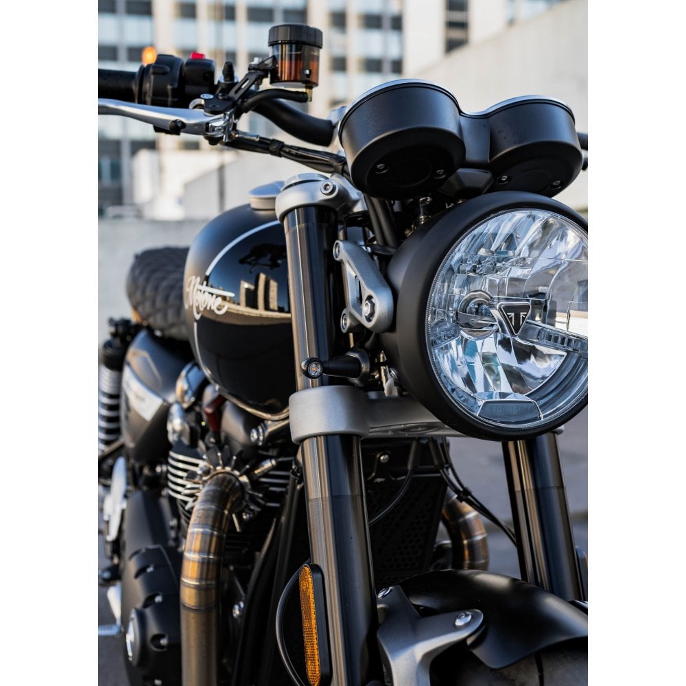 Giá Đỡ Đèn Xi Nhan Motone - Anodised Black - ADT002