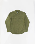 Iron Heart IHSH-328-GRN (FW22) 7oz Back Satin Military CPO Shirt
