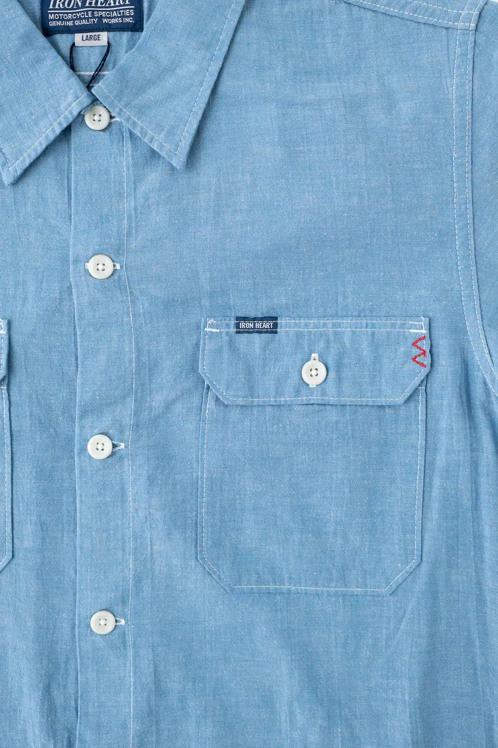Iron Heart IHSH-388 (SS24) 4oz Selvedge Short Sleeved Summer