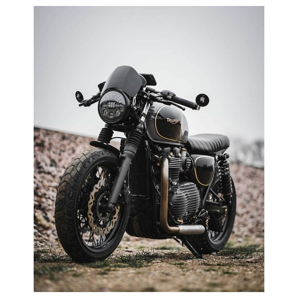 Motone Windshield - MTE143 - Black Anodised