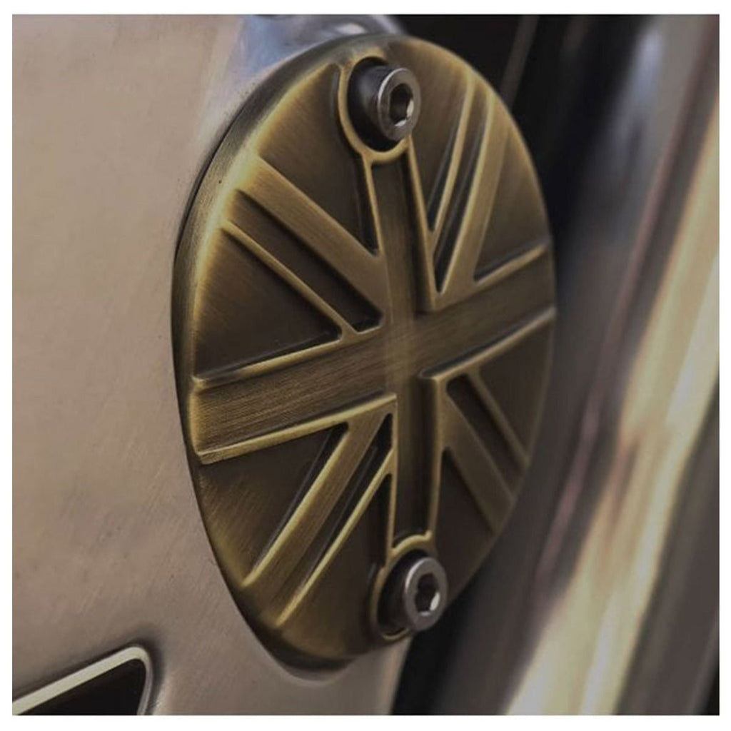Nắp Lốc Máy Motone Union Jack – Brass Finish - MMU023
