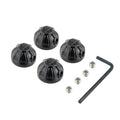 Motone Cylinder Head Bolt Caps - Black - MMU085