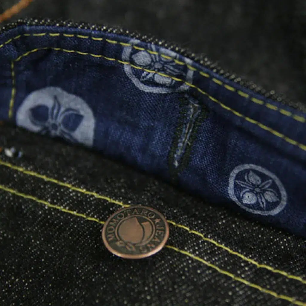 Momotaro MJ2103 14.7oz Zimbabwe Cotton Selvedge Denim Double Pocket Jacket