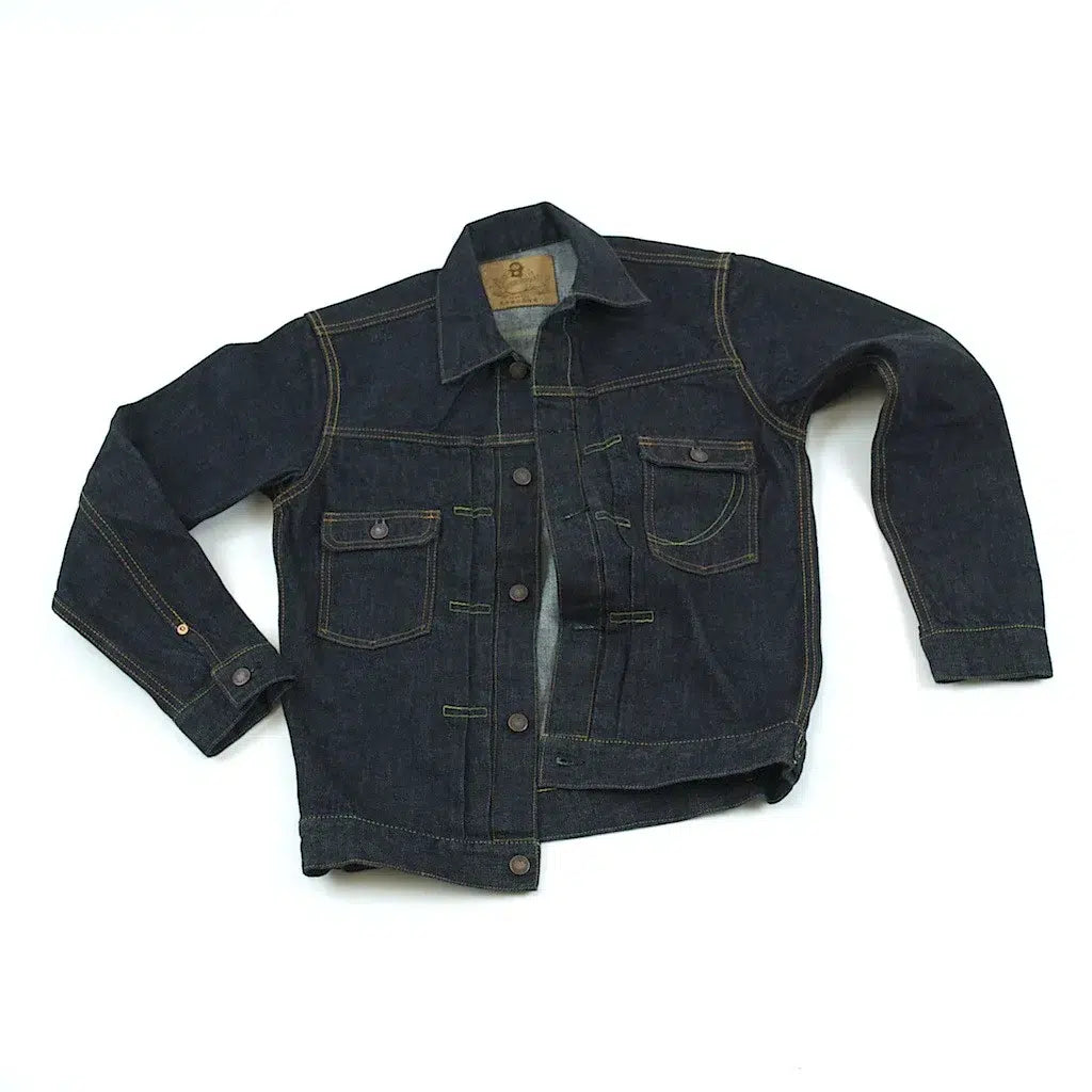 Momotaro MJ2103 14.7oz Zimbabwe Cotton Selvedge Denim Double Pocket Jacket