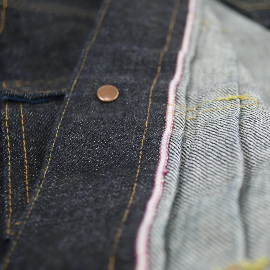 Momotaro MJ2103 14.7oz Zimbabwe Cotton Selvedge Denim Double Pocket Jacket