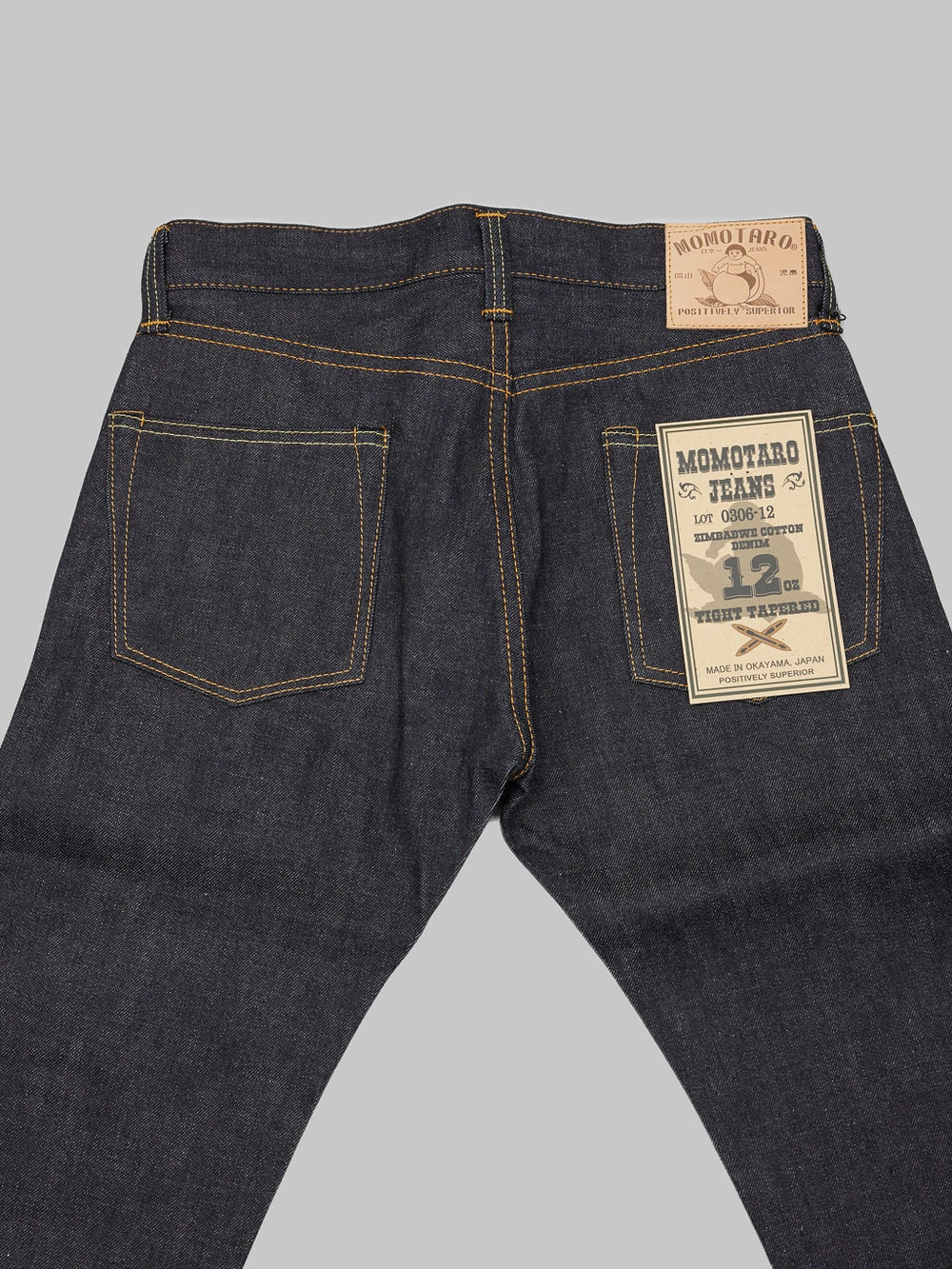 Momotaro 0306-12 12oz Zimbabwe Cotton Tight Tapered Pants