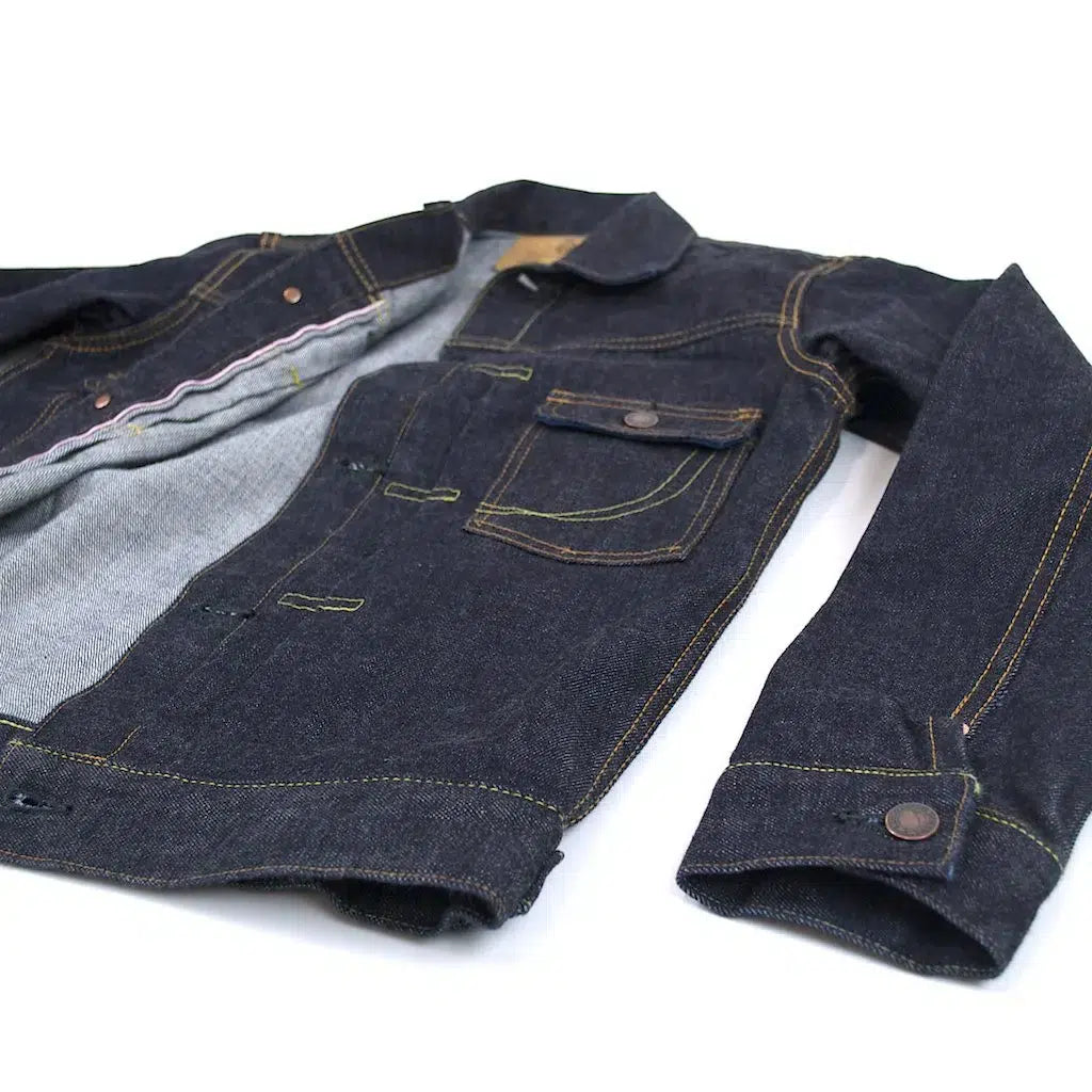 Momotaro MJ2103 14.7oz Zimbabwe Cotton Selvedge Denim Double Pocket Jacket