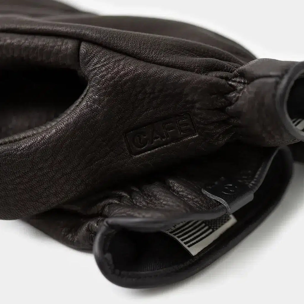 Cafe Leather The Original Deerskin Gloves - Black
