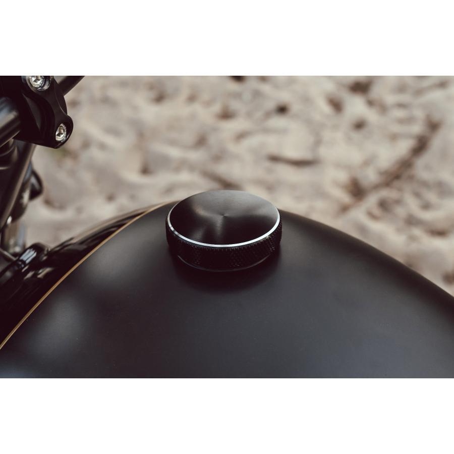 Nắp Bình Xăng Motone Aluminium Đen - NXS006