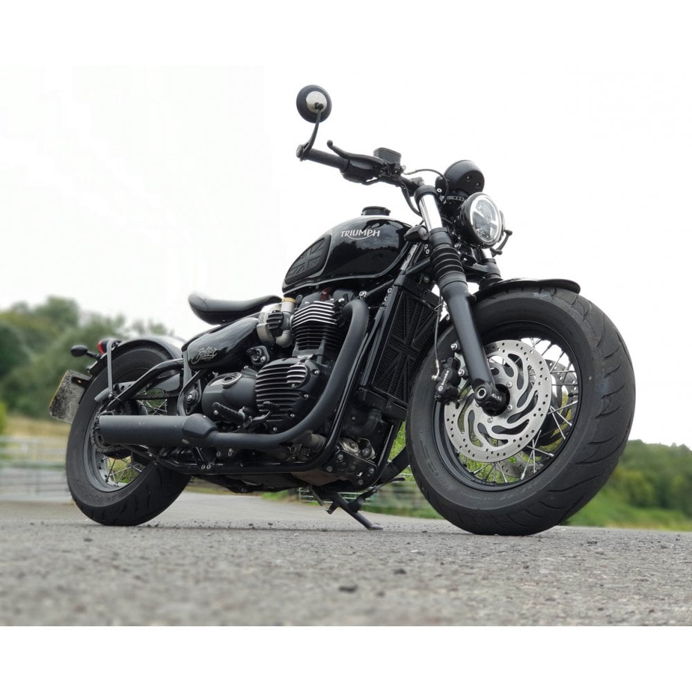 Motone Engine Cover - Black/Polished Rib Contrast Finish - MMU026