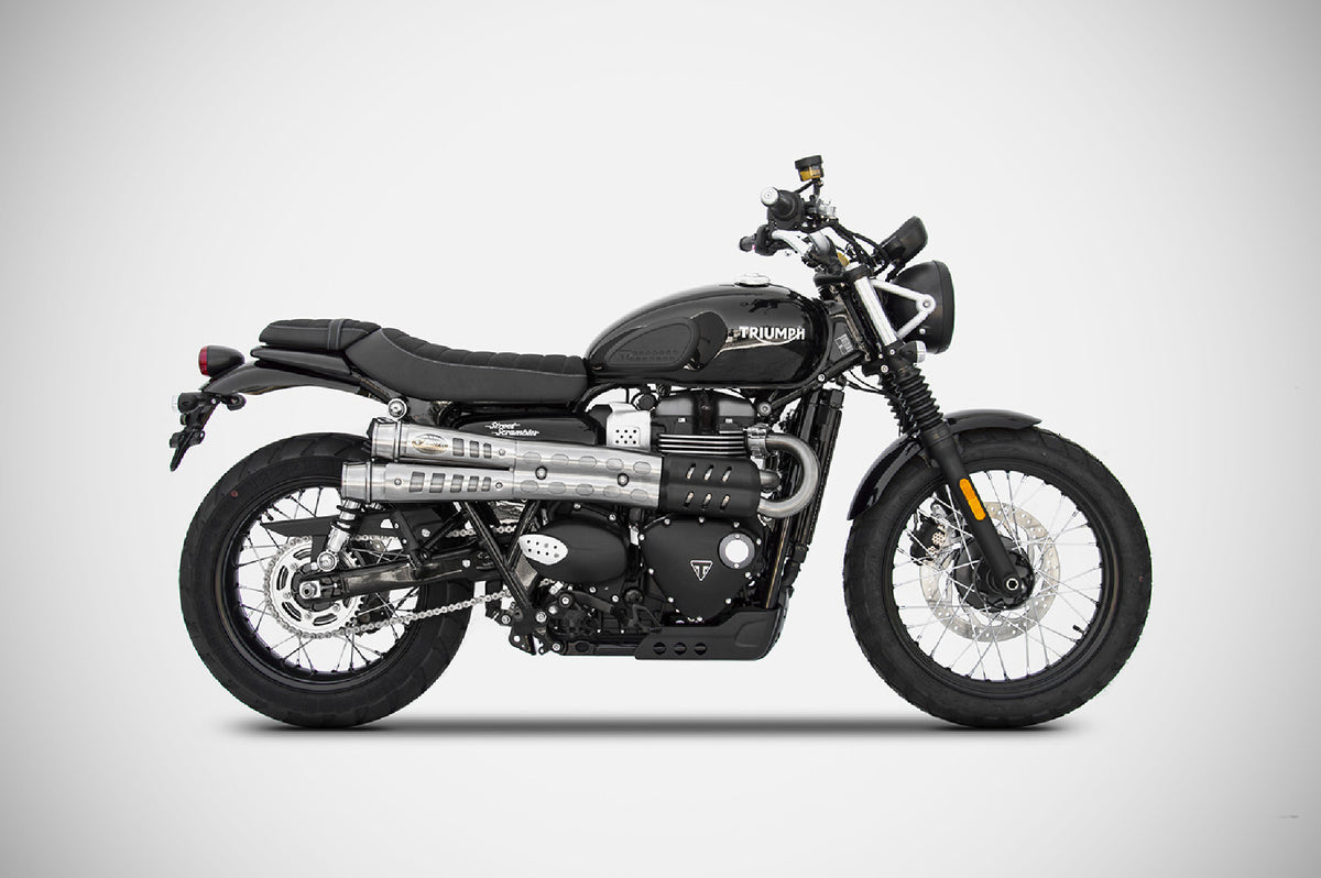 Zard Scrambler 900 Exhaust - "SIX DAYS" Slip-on