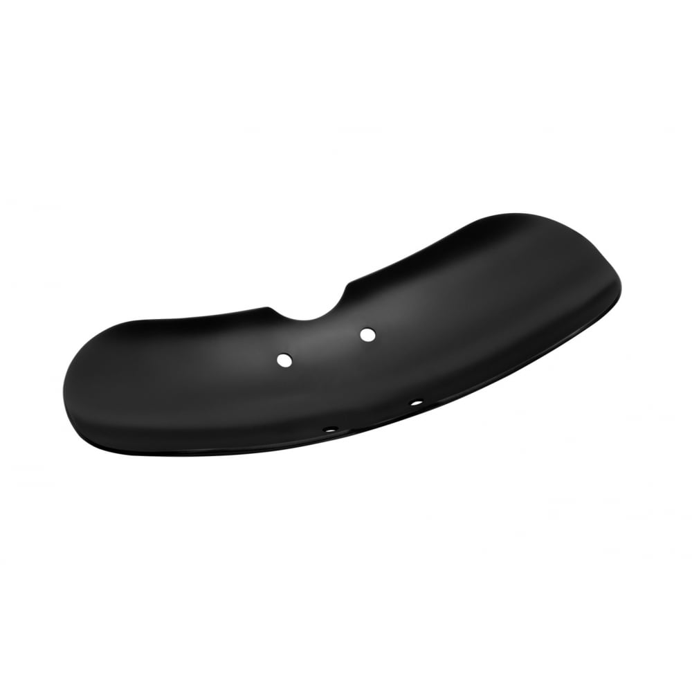 Motone Shorty Front Mudguard - Black Anodized Aluminum - MTE116