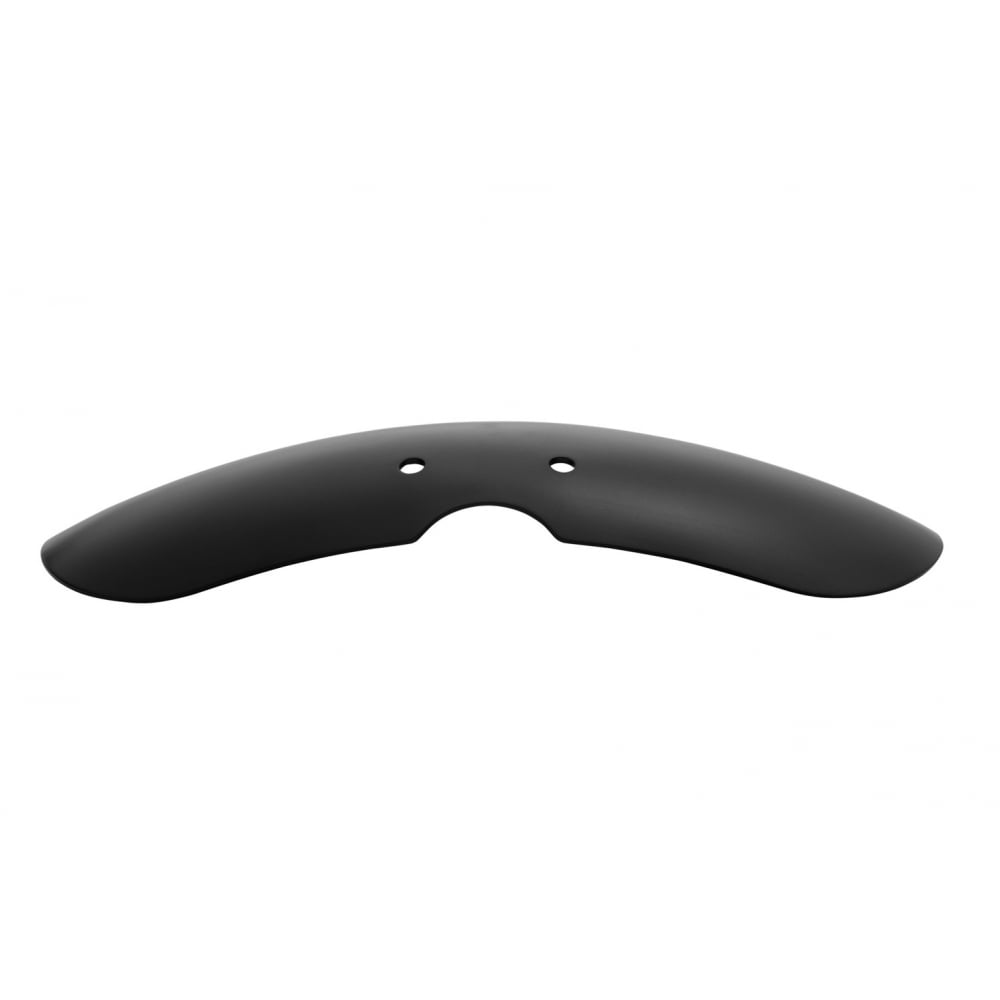 Motone Shorty Front Mudguard - Black Anodized Aluminum - MTE116