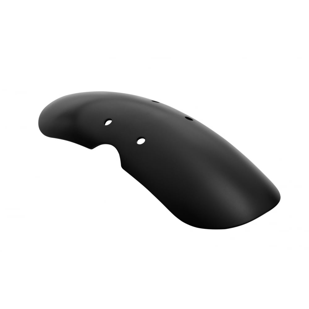 Motone Shorty Front Mudguard - Black Anodized Aluminum - MTE116