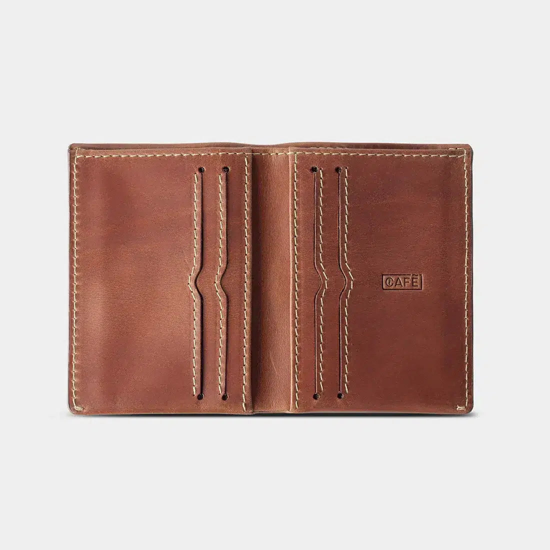 Cafe Leather Costa Rica Slim Wallet - Roasted (Nâu)