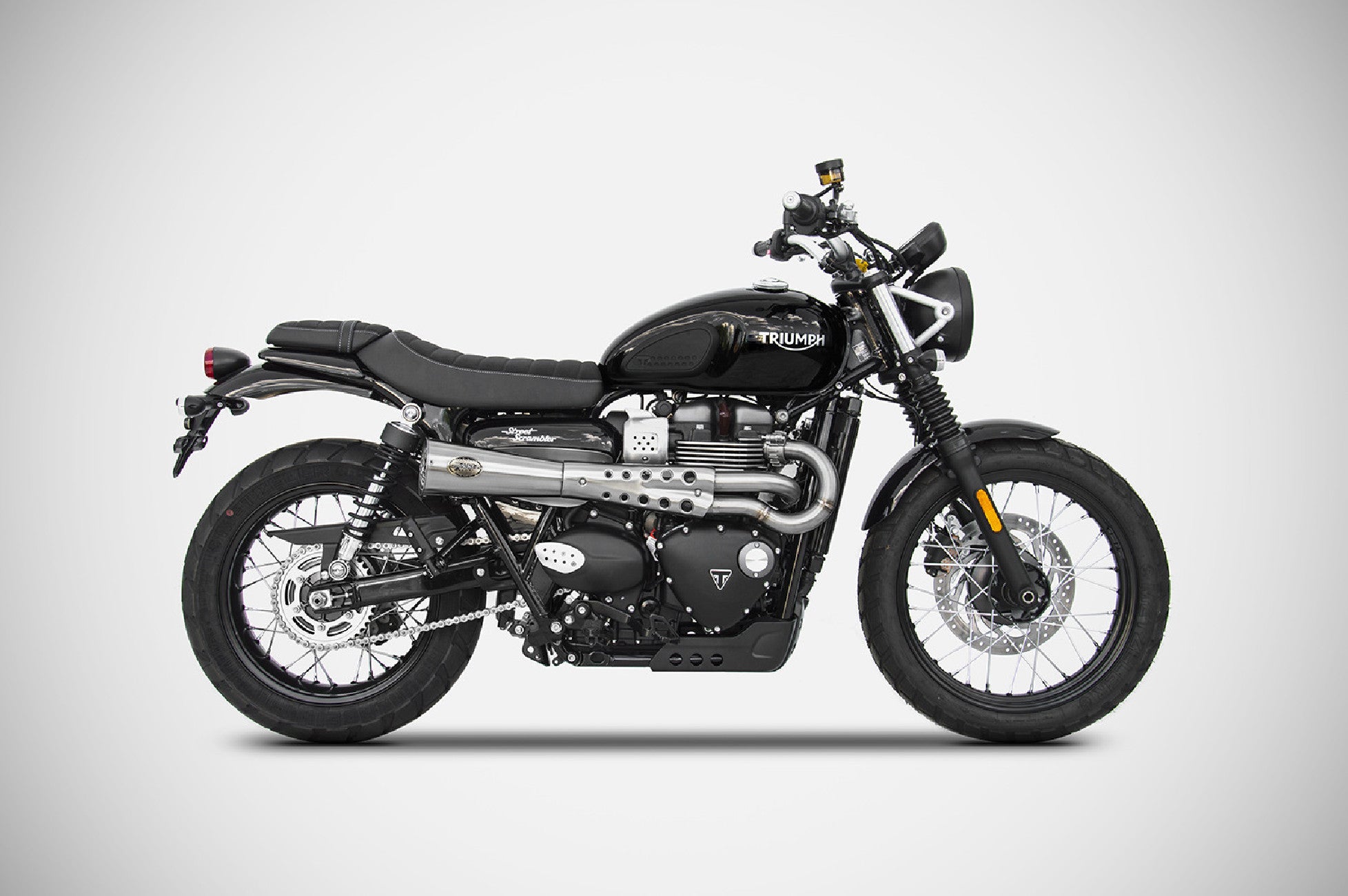 Zard STREET SCRAMBLER 900 EXHAUST - "TIGER 70" FULL KIT