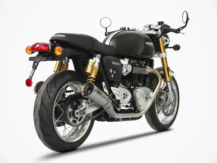 Zard Exhaust Triumph Thruxton-R 1200 2017-20 - Slip On - Titanium