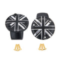 Motone Union Jack TPS Sensor Covers - Black/Contrast Polish - MMU009