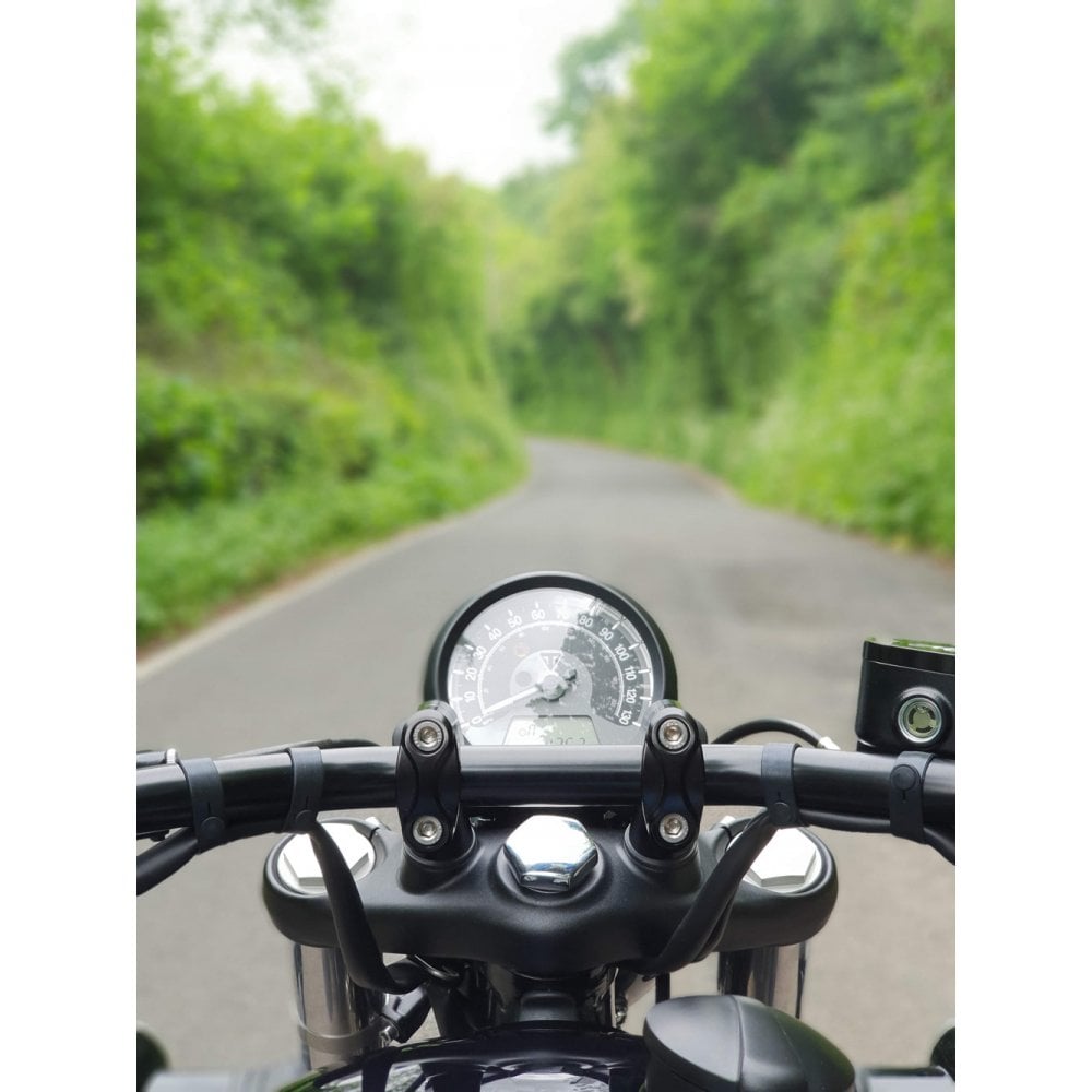 Motone Fat Bar Risers 28.6mm - Black - MTE089
