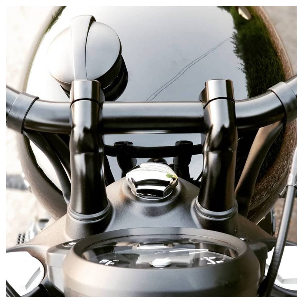 Motone Handlebar Risers 1 inch - Black Anodised