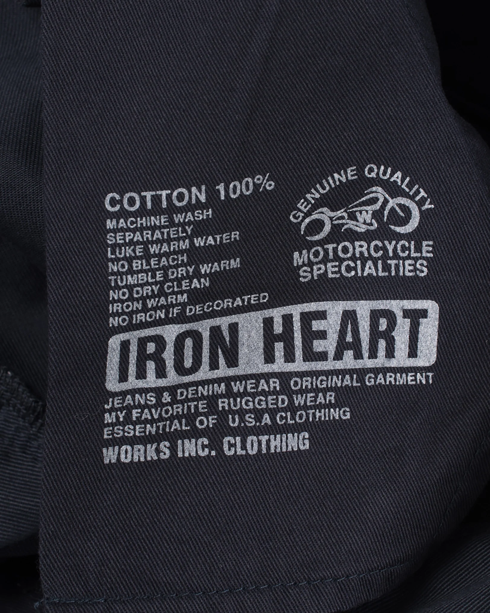 Iron Heart IH-721 9oz Mercerised Selvedge Cotton Slim Tapered Chinos - Image 12