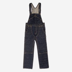 Iron Heart IH-805 21oz Selvedge Denim Double Knee Overalls - Indigo