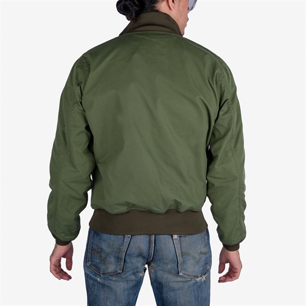 Iron Heart IHJ-130-OLV Reversible Tanker Jacket - Image 3