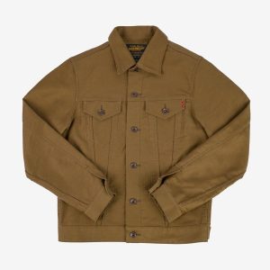 Iron Heart IHJ-126-KHA (FW23) 12oz Whipcord Modified Type III Jacket - Khaki