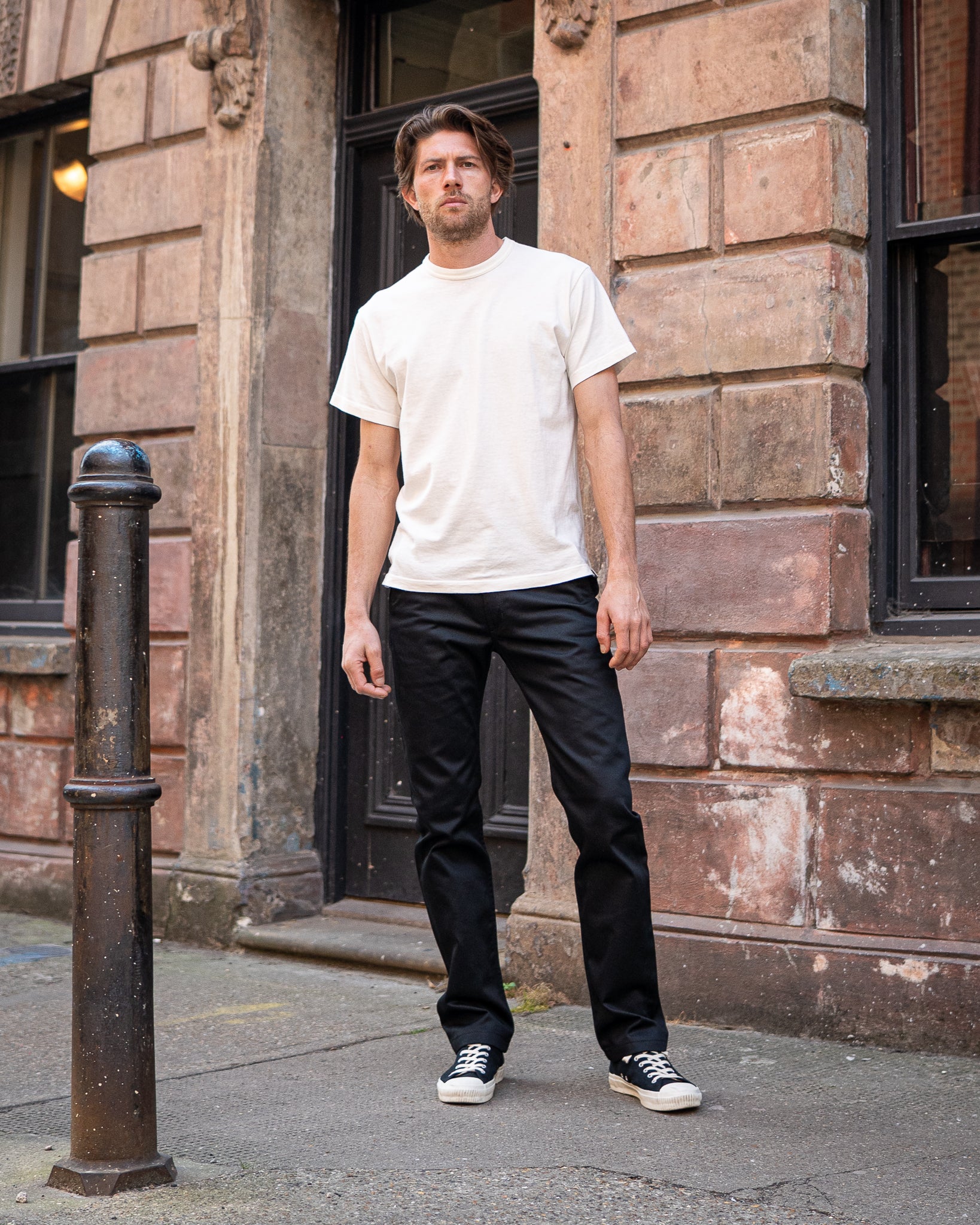 Iron Heart IH-721 9oz Mercerised Selvedge Cotton Slim Tapered Chinos - Image 13