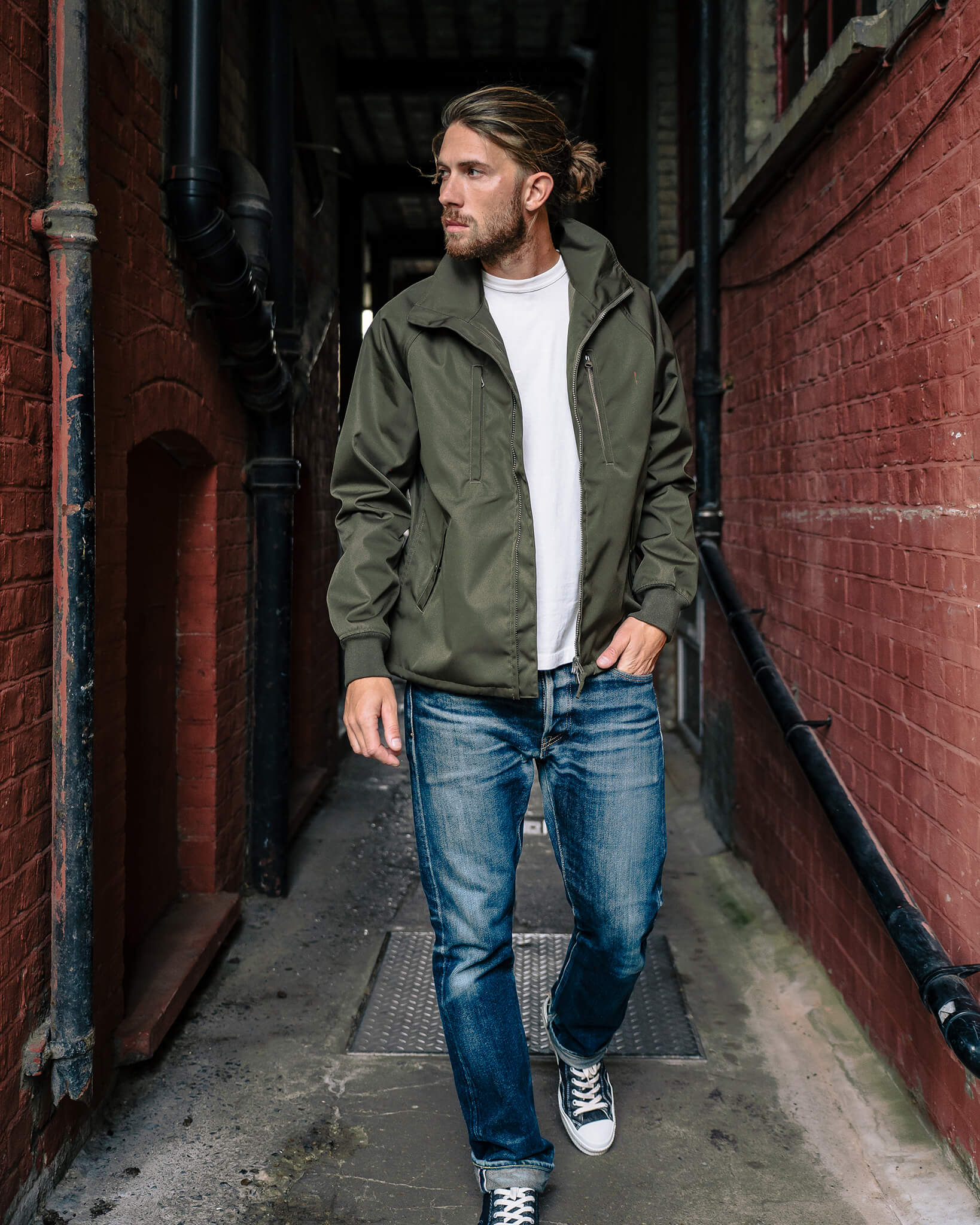 Iron Heart IHJ-131-OLV CORDURA® Windbreaker - Olive - Image 13