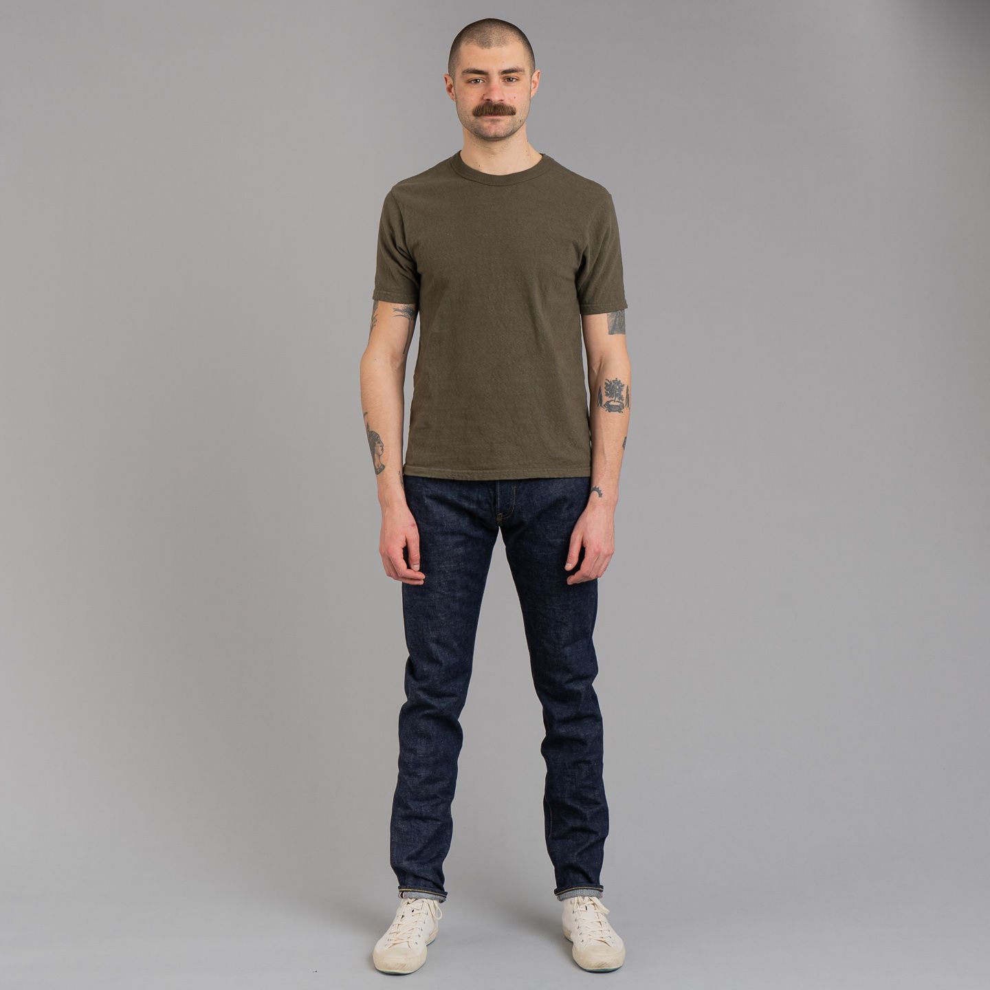 Momotaro 0306-40 14.7oz Zimbabwe Cotton Legacy Blue Denim Tight Tapered