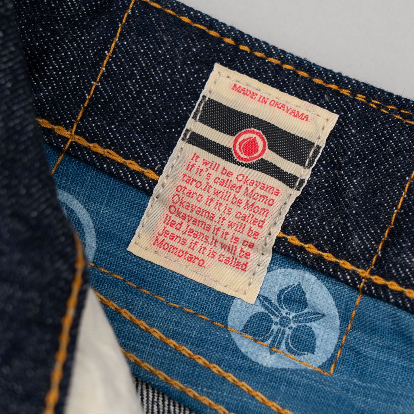 Momotaro 0306-40 14.7oz Zimbabwe Cotton Legacy Blue Denim Tight Tapered - Image 5