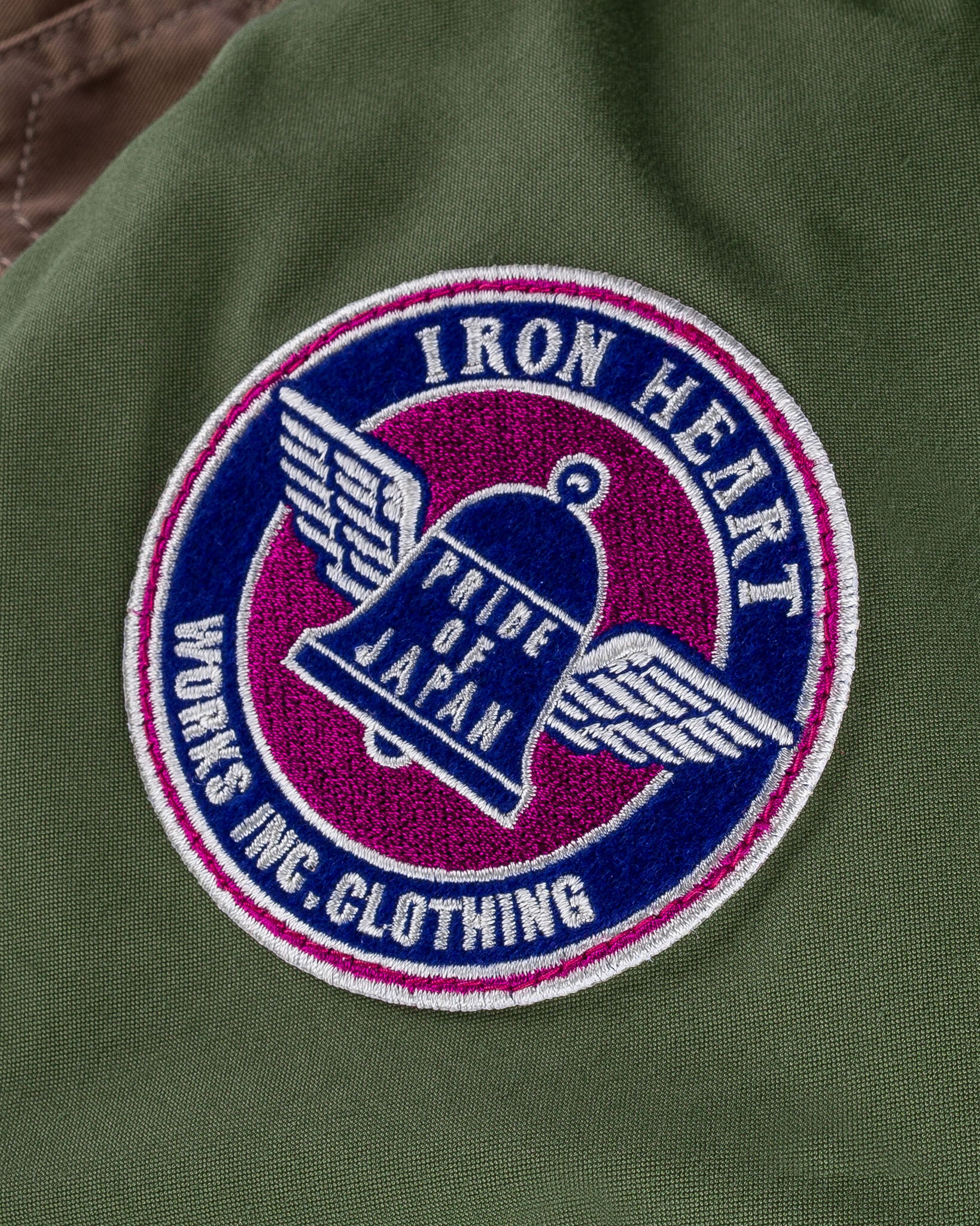 Iron Heart IHJ-130-OLV Reversible Tanker Jacket - Image 5
