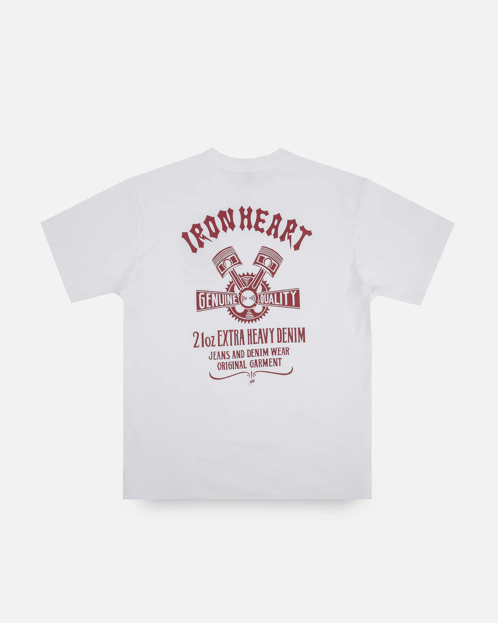 Iron Heart IHT-2403 7.5oz Printed Loopwheel Crew Neck T-Shirt - Image 5