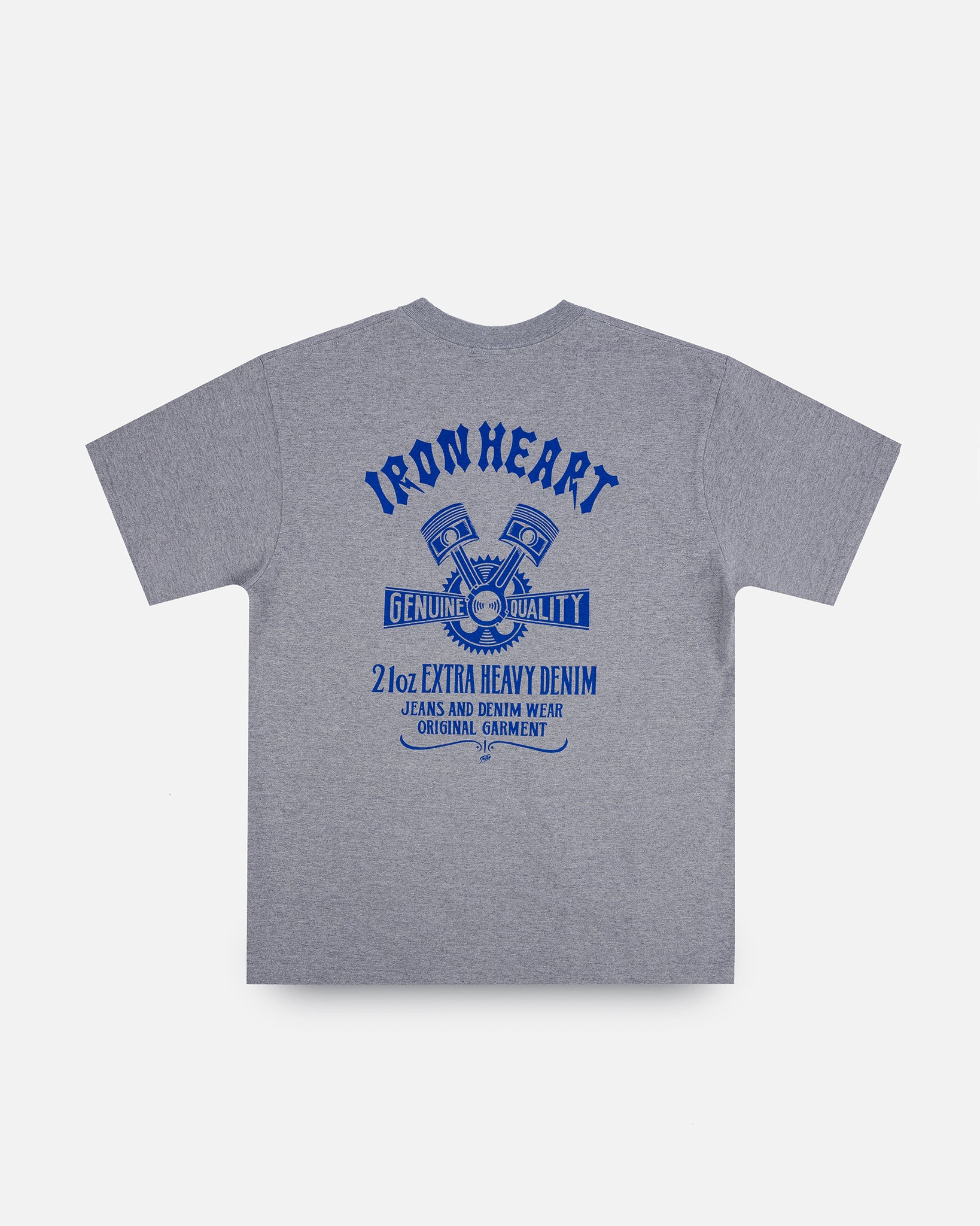 Iron Heart IHT-2403 7.5oz Printed Loopwheel Crew Neck T-Shirt - Image 3