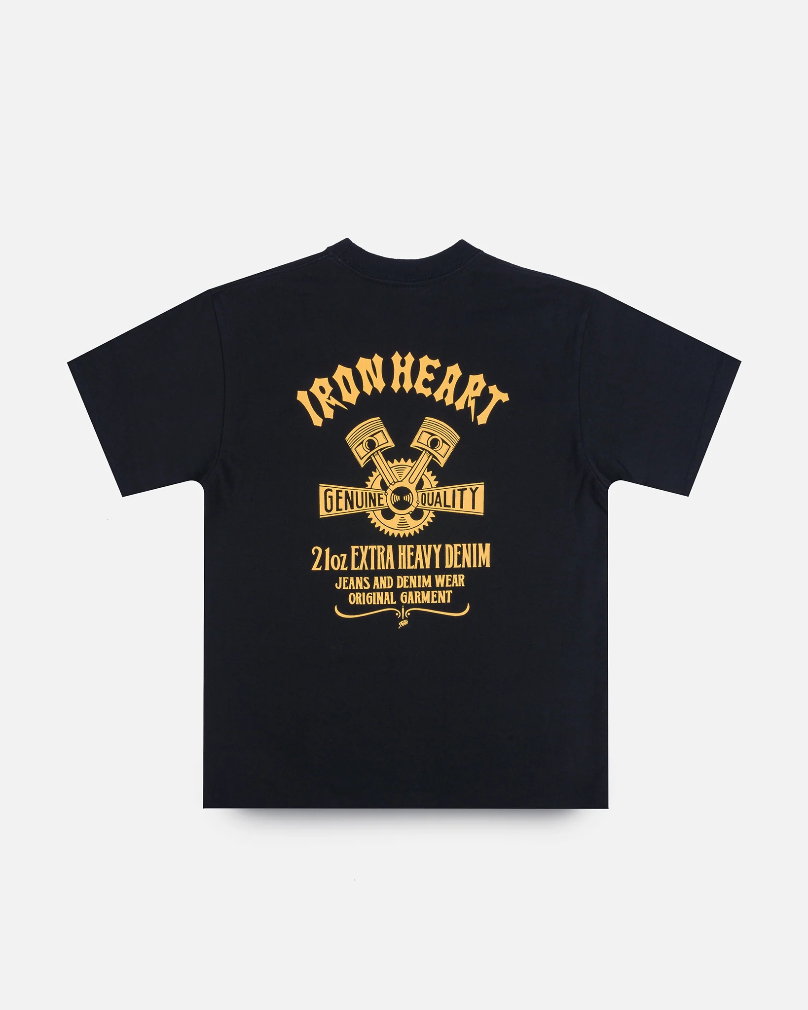 Iron Heart IHT-2403 7.5oz Printed Loopwheel Crew Neck T-Shirt - Image 6