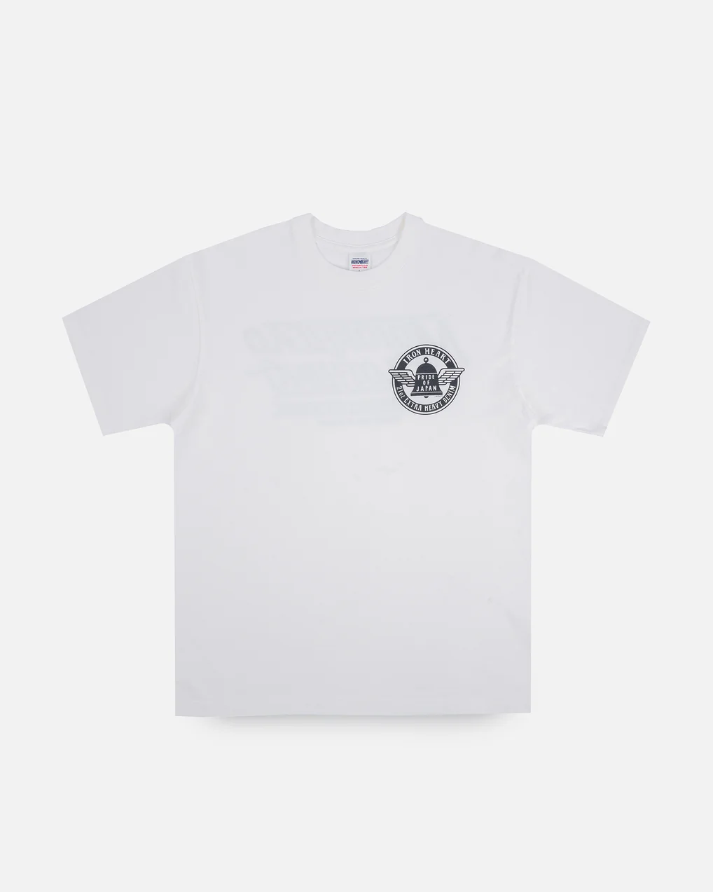 Iron Heart IHT-2402 7.5oz Printed Loopwheel Crew Neck T-Shirt