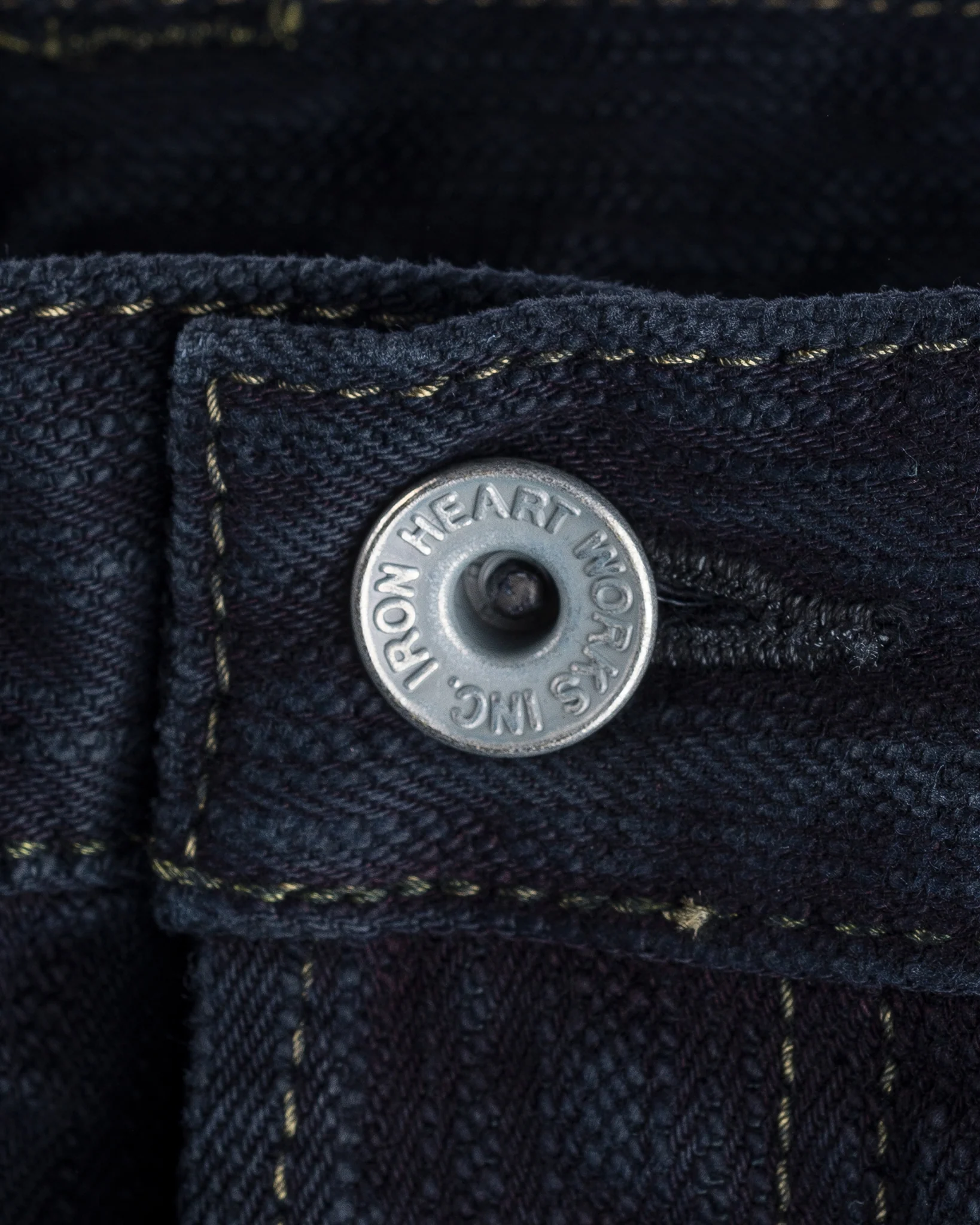 Iron Heart IH-888S-SLBod 16oz Slubby Selvedge Denim Relaxed Tapered Cut Jeans - Indigo Overdyed - Image 8