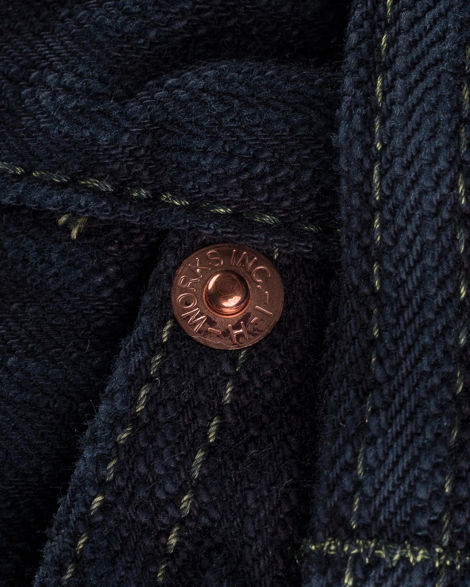 Iron Heart IH-888S-SLBod 16oz Slubby Selvedge Denim Relaxed Tapered Cut Jeans - Indigo Overdyed - Image 7