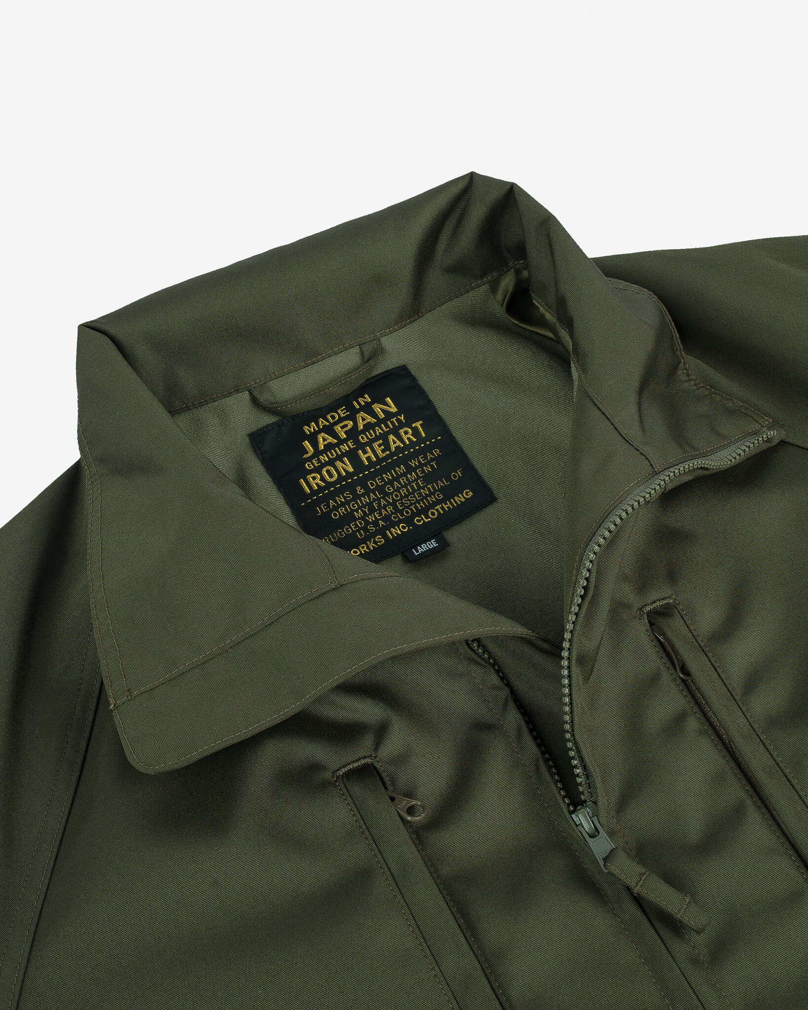 Iron Heart IHJ-131-OLV CORDURA® Windbreaker - Olive - Image 7