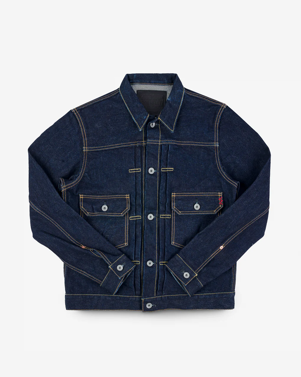 Iron Heart IHJ-139-IND 19oz Selvedge Denim Type II Jacket - Indigo