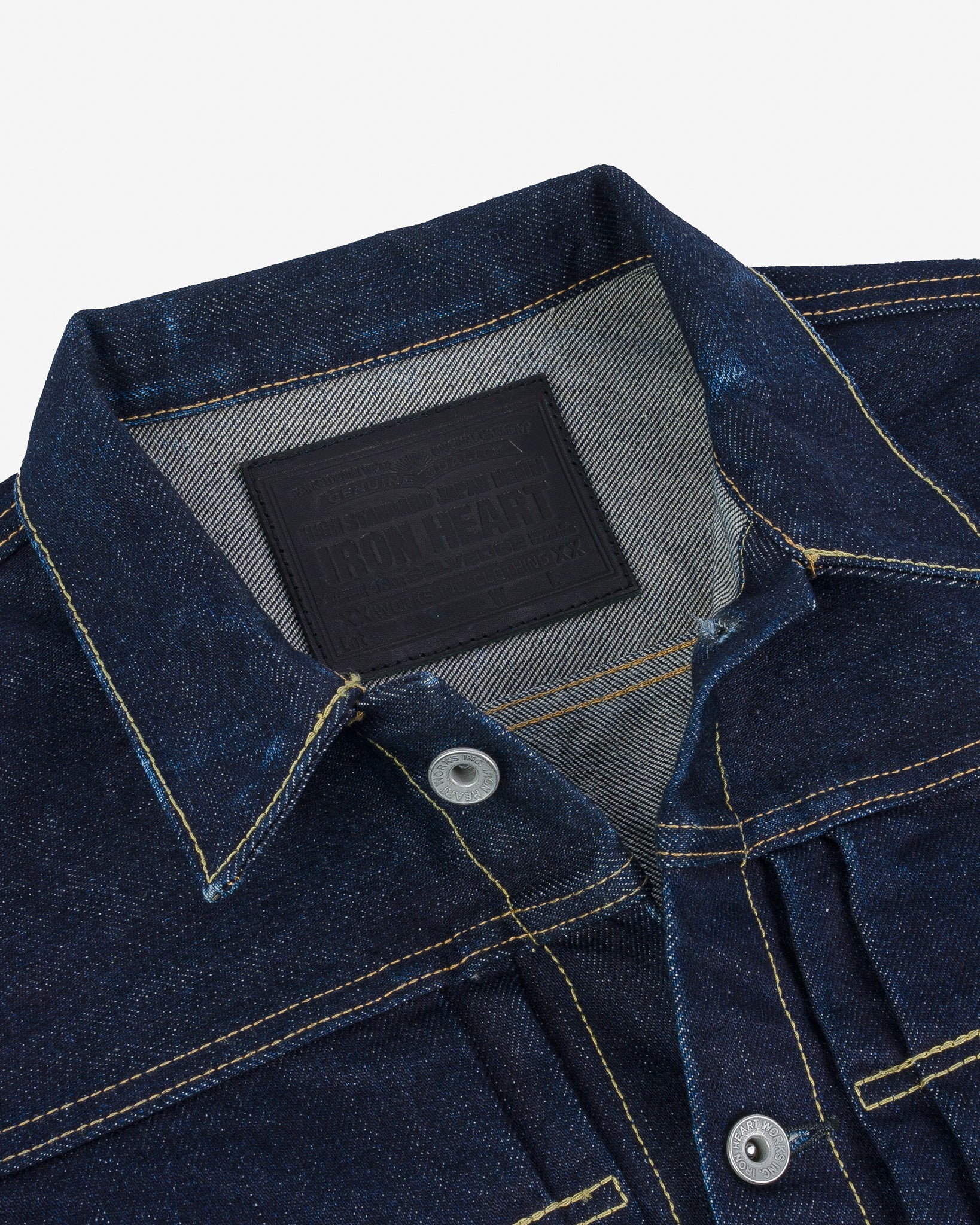 Iron Heart IHJ-139-IND 19oz Selvedge Denim Type II Jacket - Indigo - Image 6