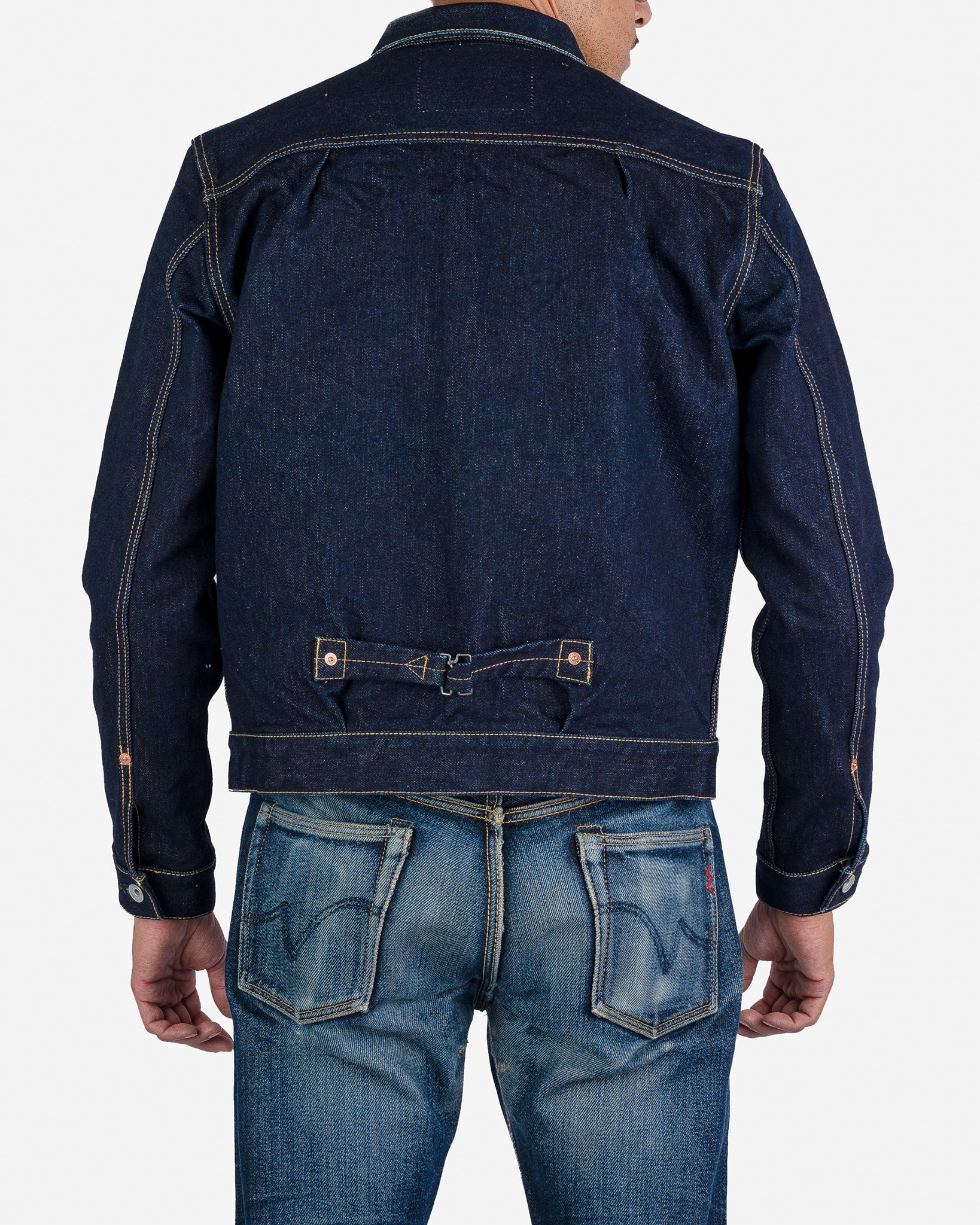 Iron Heart IHJ-139-IND 19oz Selvedge Denim Type II Jacket - Indigo - Image 10