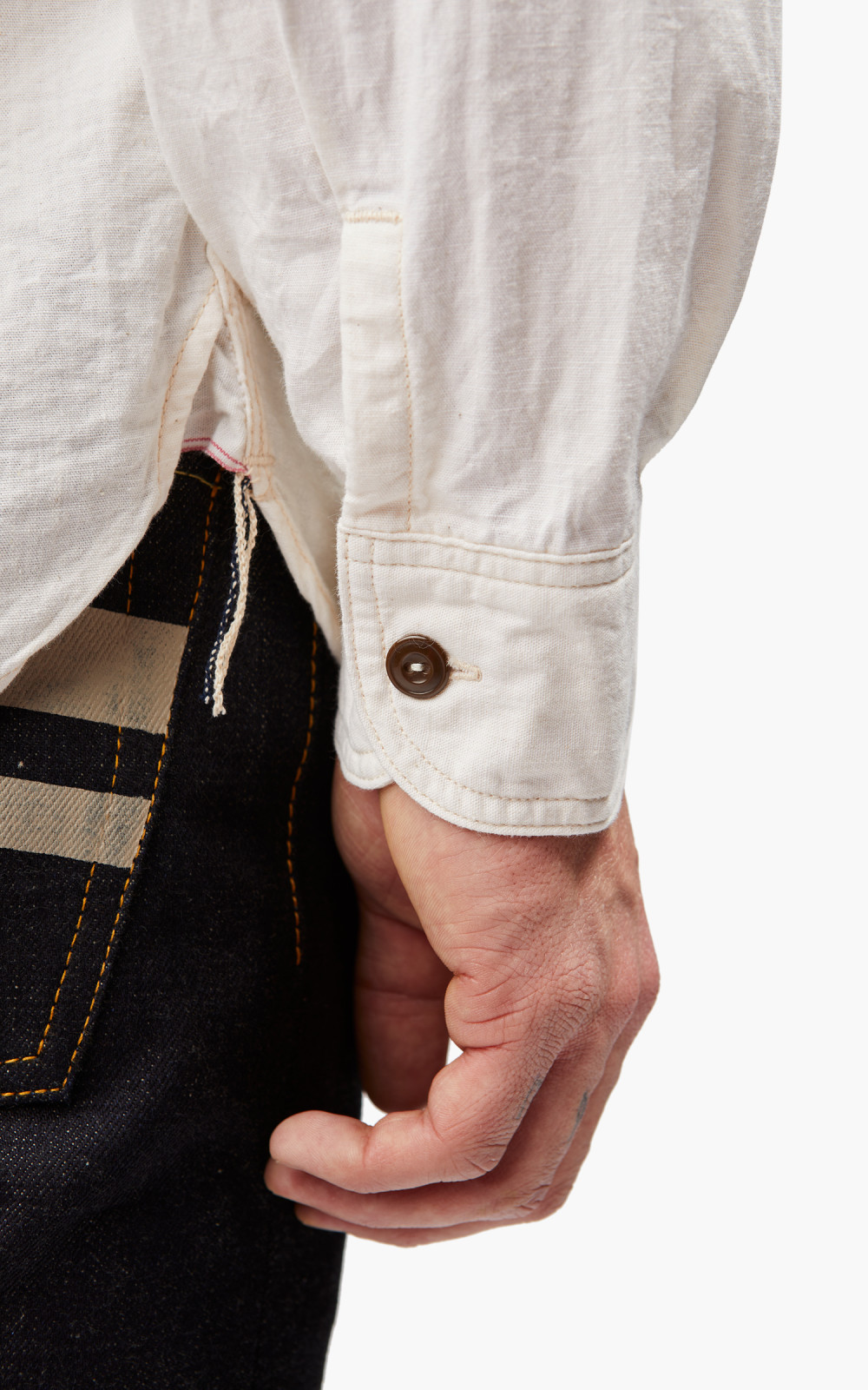 Momotaro MS044 5oz selvedge chambray shirts - Image 7