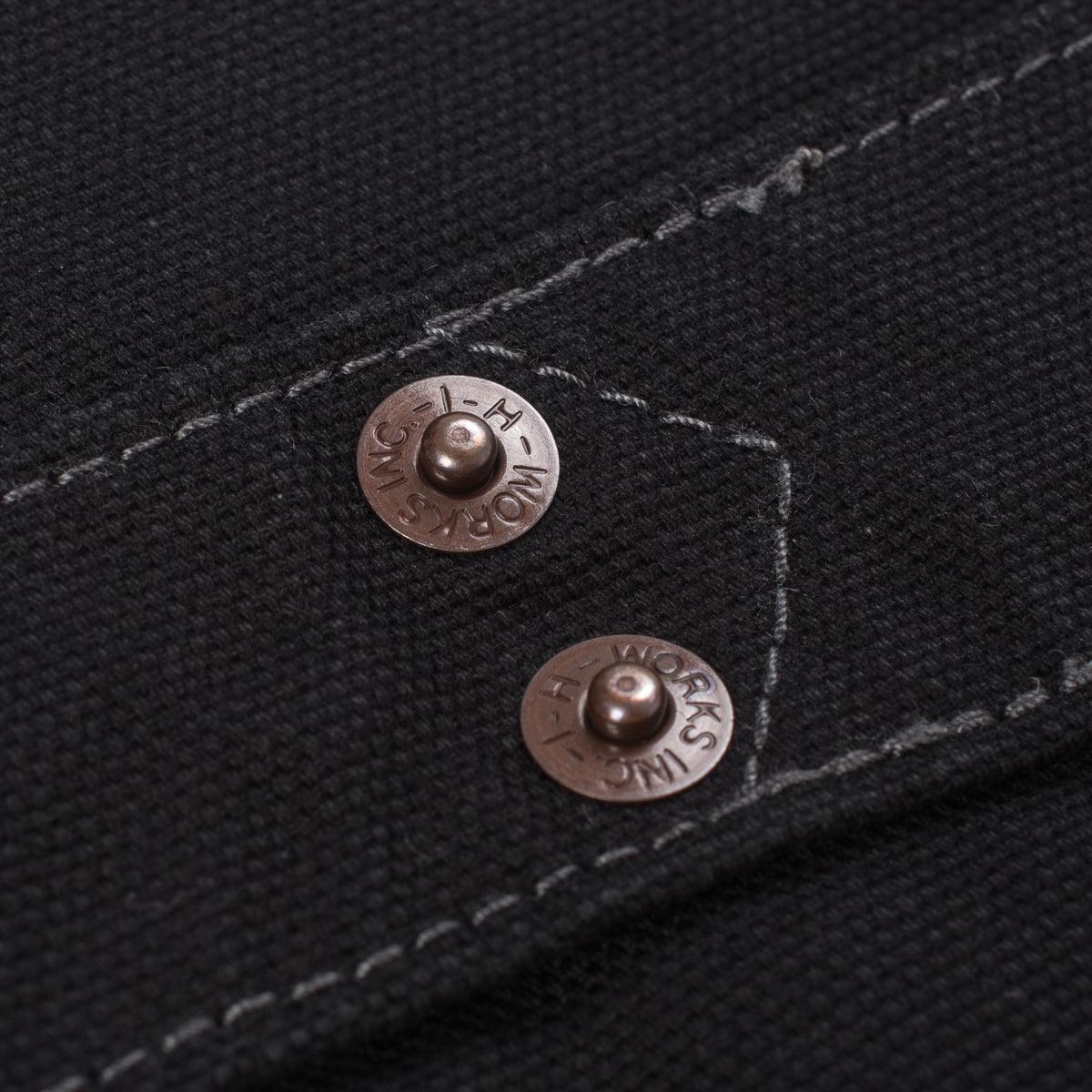 Iron Heart IHV-02-BLK 12oz Wabash/Duck Work Vest - Image 4