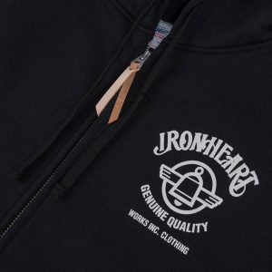 Iron Heart IHSW-65  (SS23) Printed 14oz Ultra Heavyweight Loopwheel Cotton Zippered Hoodie